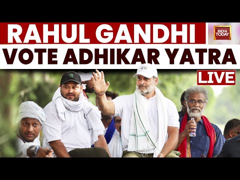 Rahul Gandhi's Voter Adhikar Yatra in Bihar | Tejashwi Yadav | Akhilesh Yadav | Congress | RJD