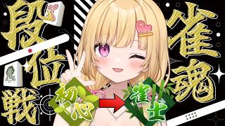 【#雀魂】初めての段位戦！！強くなりたいのでアドバイスください！！！#麻雀【いもいぽて】#新人VTuber #Vtuber