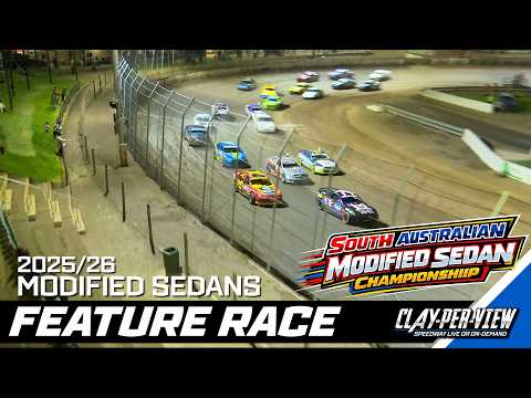 Modified Sedans | SA Title 2025/26 - Murray Bridge - 14th Mar 2026 | Clay-Per-View - dirt track racing video image