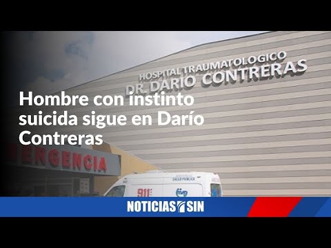 Hombre con instinto suicida sigue en Darío Contreras