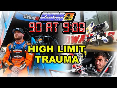 SprintCarUnlimited 90 at 9 for Monday, July 21st: High Limit loses stars to injuries at Eldora - dirt track racing video image