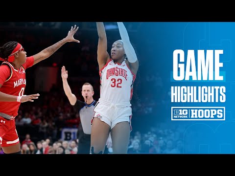 Maryland at Ohio State | Highlights | Big Ten Women’s Basketball | Feb. 25, 2024