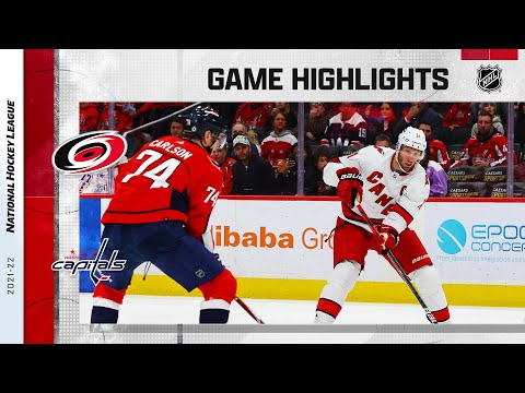 Hurricanes @ Capitals 3/28 | NHL Highlights 2022