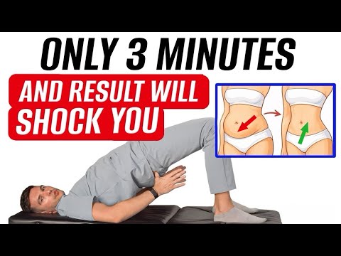 BULGING BELLY WILL TIGHTEN 🔥 I always give this exercise to my patients