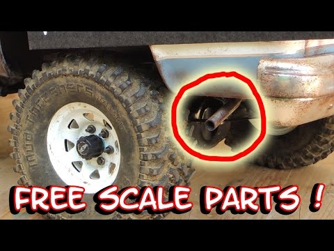 RC4WD Blazer exhaust pipe - easy build by using waste from the kit ! - UCfQkovY6On1X9ypKUr9qzfg