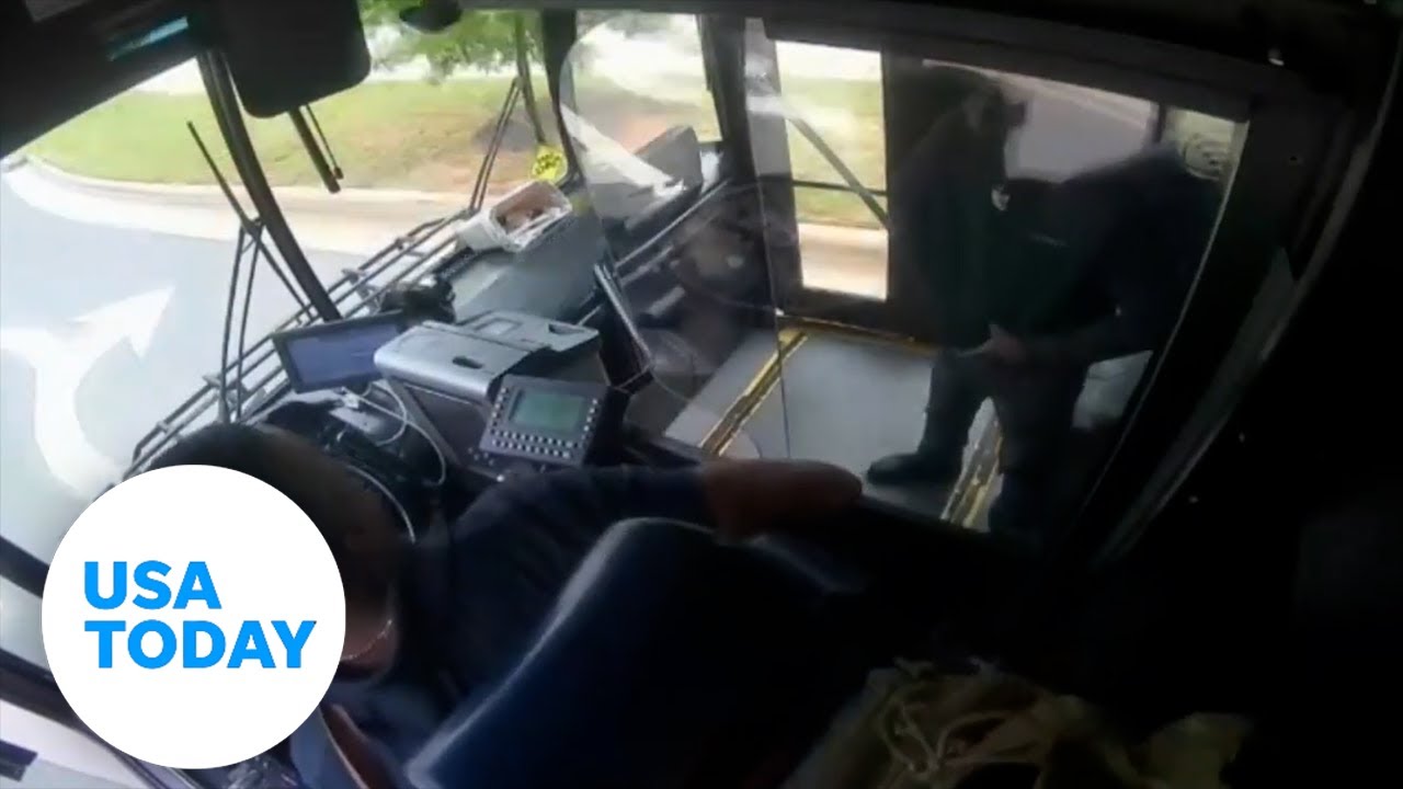 Terrifying video shows violent shootout on public bus | USA TODAY