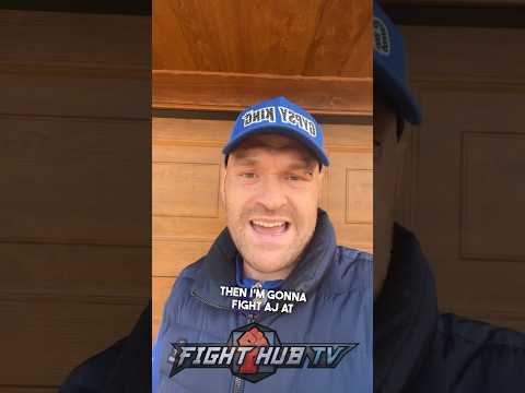 Tyson fury calls aj & ngannou out after usyk fight; not retiring!