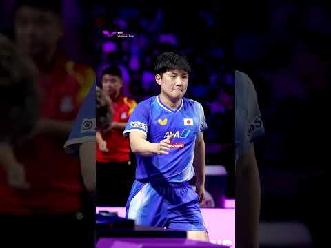 Can Tomokazu Harimoto do it again? 🔂 #WTYokohama #TableTennis