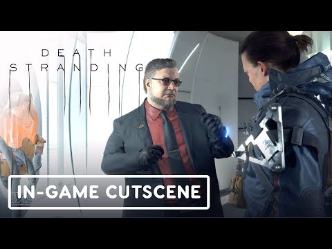 Death Stranding: Bridge Baby & Deadman In-Game Cutscene - Gamescom 2019 - UCKy1dAqELo0zrOtPkf0eTMw