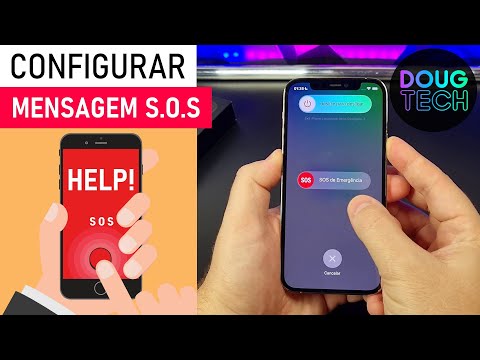 Como Configurar uma MENSAGEM S.O.S no iPhone