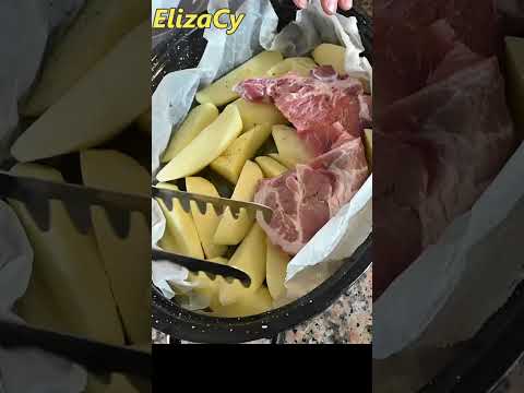 Το ψητό της Κυριακής Μπριζόλες με πατάτες στο φούρνο από την Ελίζα #MEchatzimike