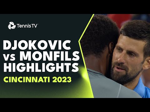 Novak Djokovic Breaks Another Record vs Monfils! | Cincinnati 2023 Highlights