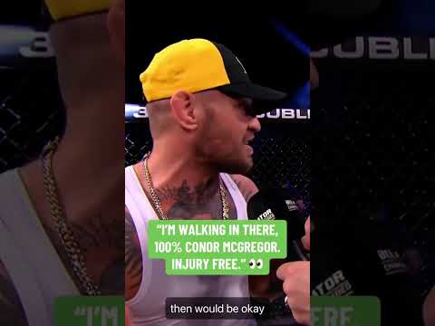 Conor McGregor provides an update on his UFC return 🚨👀 #ufc #conormcgregor
