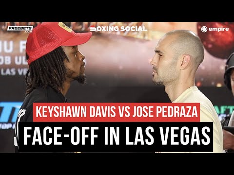 Keyshawn davis vs jose pedraza face-off in las vegas | lopez vs ortiz, feb 8th live on espn