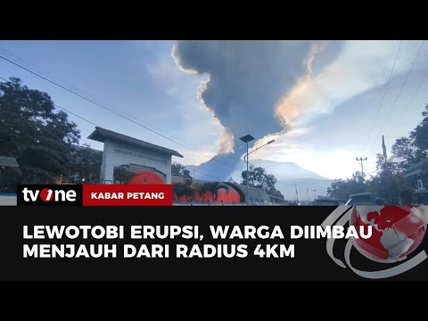 Gunung Lewotobi Erupsi, Lebih Dari 1.300 Orang Mengungsi - TvOne