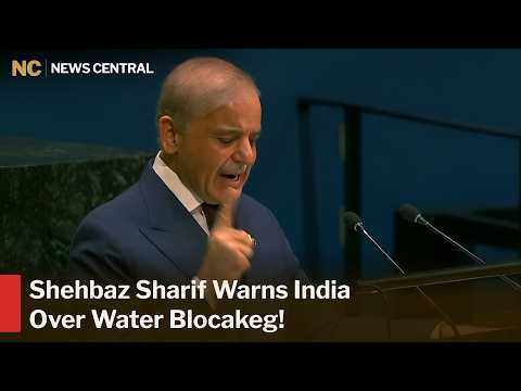 “Act of War” Shehbaz Sharif Warns India over Pakistan’s Water Rights in UNGA | AC1Z
