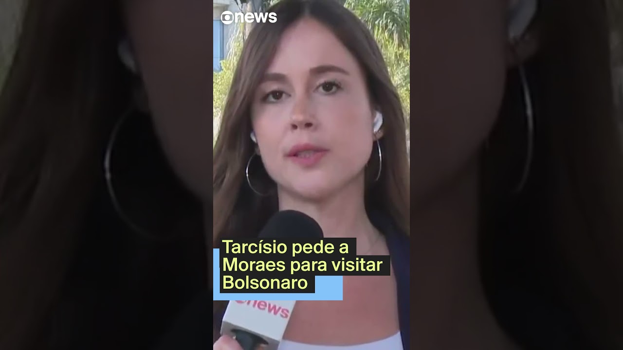 Tarcísio pede a Moraes para visitar Bolsonaro