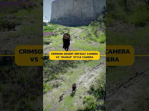 Crimson Desert Default Camera vs "Diablo" Style Camera
