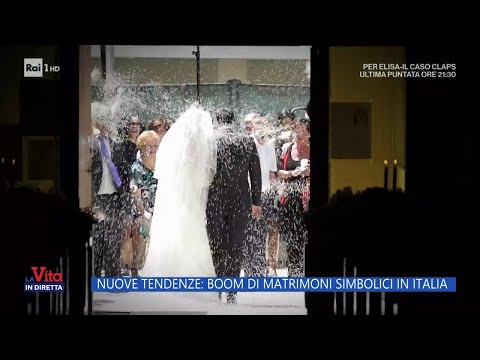 Nuove tendenze: boom di matrimoni simbolici in Italia - La vita in diretta 07/11/2023