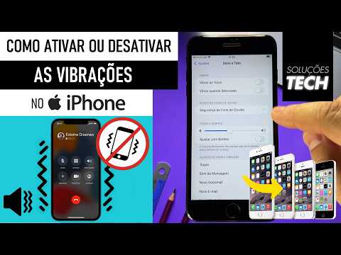 Como Ativar ou Desativar as VIBRAÇÕES no iPhone ANTIGO (ATUALIZADO)