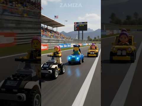 Rumi, Zoey & Mira: LEGO Racing Madness #kpopdemonhunters #demonhunters #racing