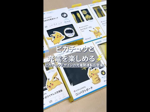 【Anker】あなたのその充電、ピカチュウにお任せ！【充電アイテム】