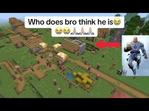 Conquest pulls up to village in Minecraft