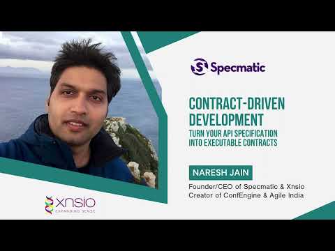 Introduction to Contract-Driven Development - Turn your API
Specification into Executable Contracts
