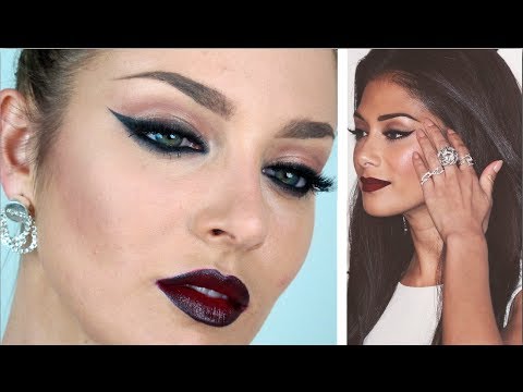 Nicole Sherzinger Makeup: Feline Eyes & Dark Lips - UCLFW3EKD2My9swWH4eTLaYw