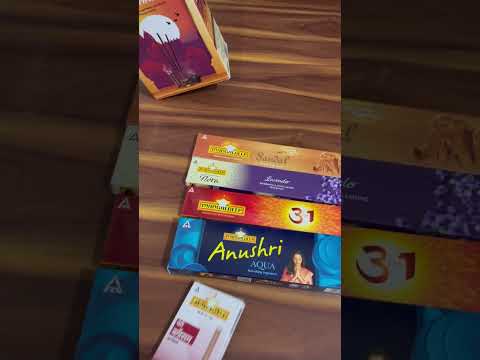 Mangaldeep sugandh parivar . Agarbatti set #unpacking #incense #love