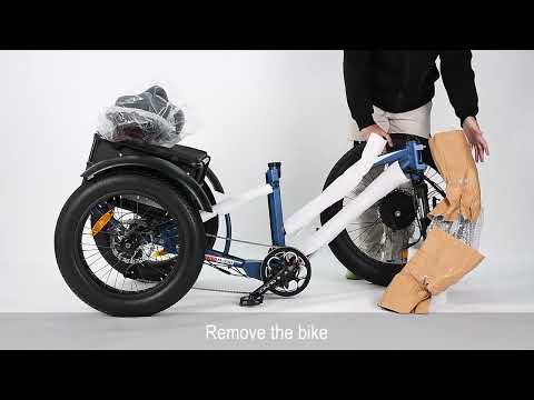 Addmotor TRIKETAN M-350 Electric Tricycle 2023 Assembly Tutorial & Operations Guide