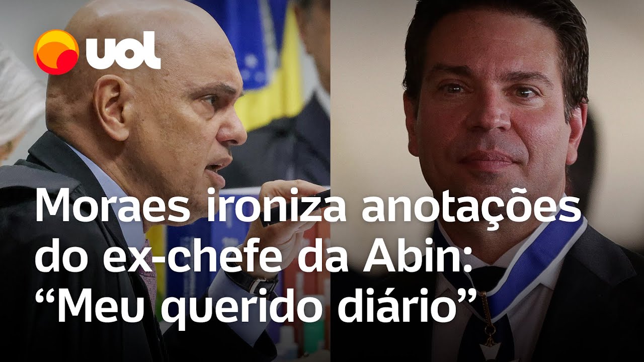 Moraes ironiza ex chefe da Abin Anotações golpistas não são meu querido diário