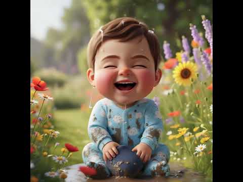 "Mono Ki Funny Adventure | Cute Baby Short #IrhoKids# #ai #cartoon #3danimation #storytime#garden