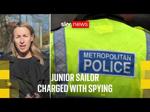 Royal Navy serviceman charged with spying for foreign power