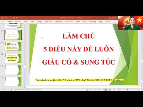 LÀM CHỦ 5 ĐIỀU NÀY ĐỂ LUÔN GIÀU CÓ VÀ SUNG TÚC I Kim Anh_Luật Hấp Dẫn