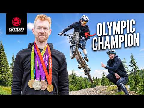 Olympic Track Cyclist Takes On EXTREME Mountain Biking!