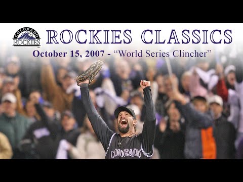 Rockies Classics - World Series Clincher (October 15, 2007) video clip 