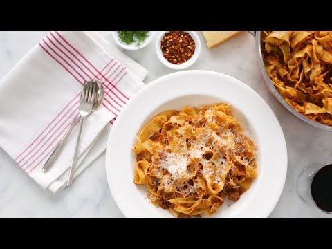 Pappardelle With Quick Fennel Ragu- Everyday Food with Sarah Carey