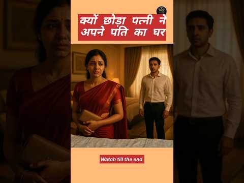 क्यों छोड़ा पत्नी ने अपने पति का घर?😢💔 #shorts #aishorts #viral