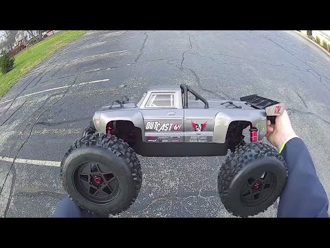 ARRMA - Outcast 6S BLX - Maiden Run (on 4S) - UCe7miXM-dRJs9nqaJ_7-Qww