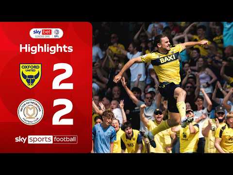 Brown scores 95th-minute equaliser | Oxford Utd 2-2 MK Dons | EFL Highlights