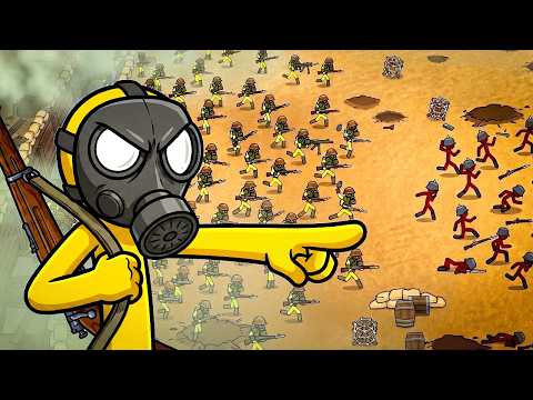 Using AMERICAN INFANTRY TACTICS To Win The War in Stickman Trenches