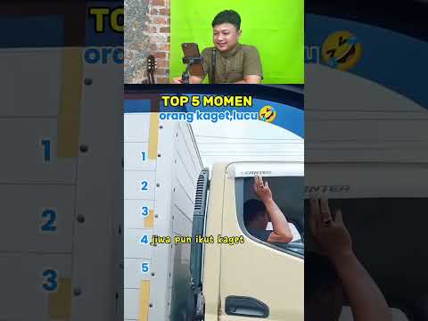 5 momen orang kaget 🤣 #reaction #videolucu #reactionvideo poster