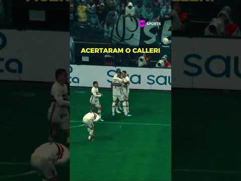 O CALLERI LEVOU A PIOR NO GOL DO SÃO PAULO! 🙁 #shorts