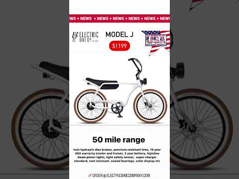Top quality e-bike for the amazing price USA built, warrantied, certified, and delivered FULLY built