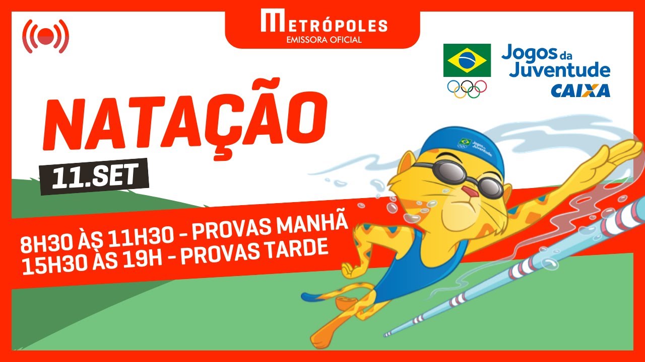 JOGOS DA JUVENTUDE 2025 – NATAÇÃO (TARDE) – 11.09.25