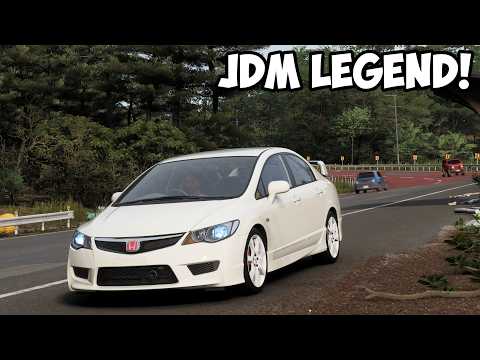 2008 Honda Civic Type R FD2 on Beautiful Japanese Roads | FH6 Realistic Drive