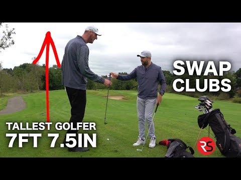 I swap golf clubs with the TALLEST GOLFER IN THE WORLD (7ft 7.5in) - UCFHZHhZaH7Rc_FOMIzUziJA