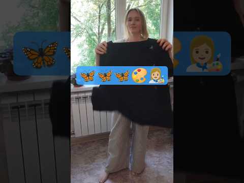 Painting Clothes Art | DIY T-Shirt Art #shorts #clothart #fashionart #diy