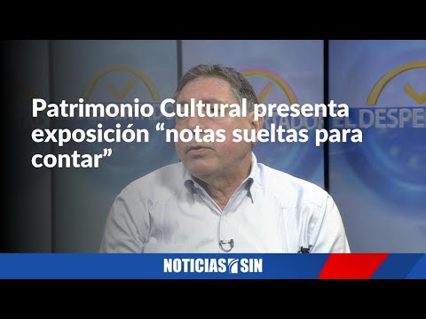 Patrimonio Cultural presenta exposición “notas sueltas para contar”